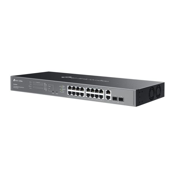 TP-Link Omada ES220GMP 20-Port Gigabit Easy Managed Switch with 16-Port PoE+