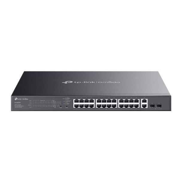 TP-Link Omada ES228GMP 28-Port Gigabit Easy Managed Switch with 24-Port PoE+