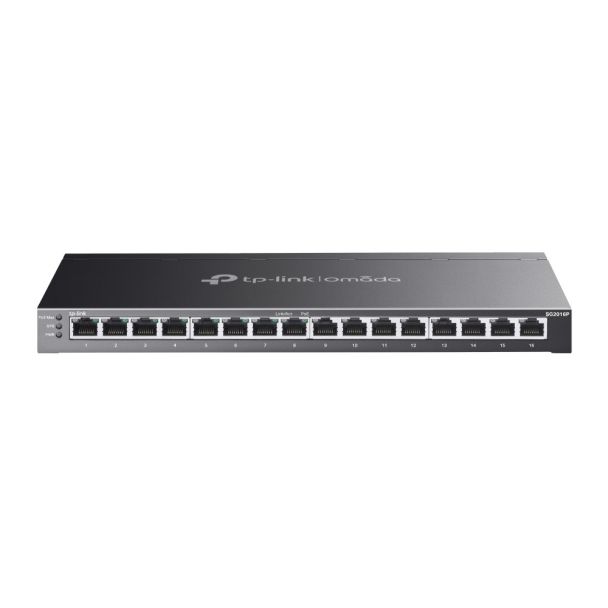 TP-Link Omada SG2016P 16-Port Gigabit Smart Switch with 8-Port PoE+
