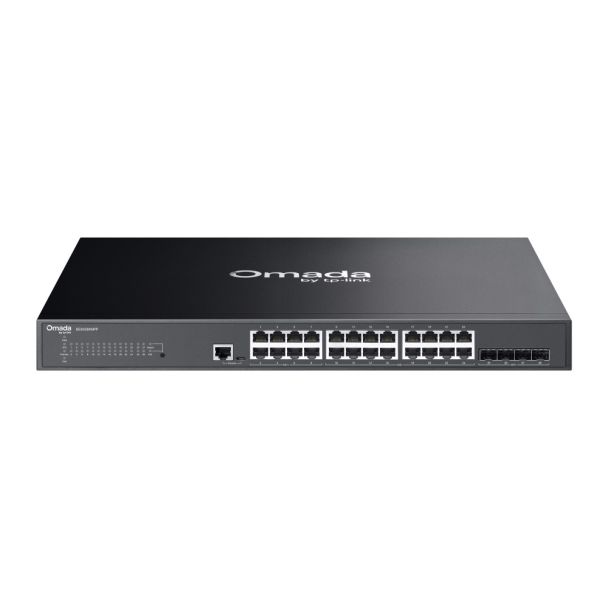 TP-Link Omada SG3428XMPP 24-Port Gigabit and 4-Port 10GE SFP+ L2+ Managed Switch with 16-Port PoE+ & 8-Port PoE++