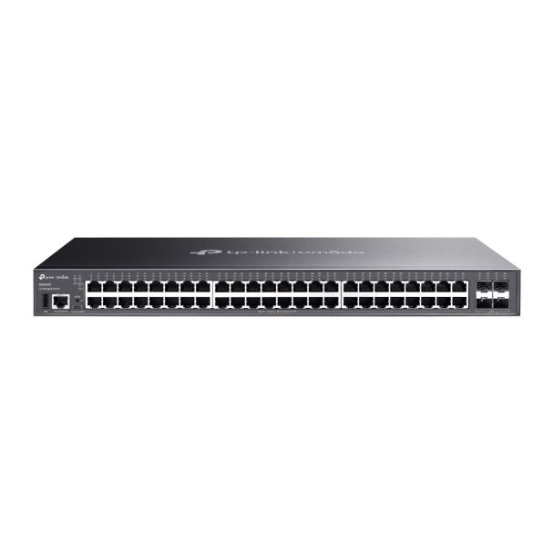 TP-Link Omada SG5452X 48-Port Gigabit Stackable Lite L3 Managed Switch with 4 10G Slots