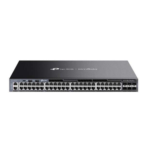 TP-Link Omada SG6654X 48-Port Gigabit Stackable L3 Managed Switch with 6 10GE SFP+ Slots