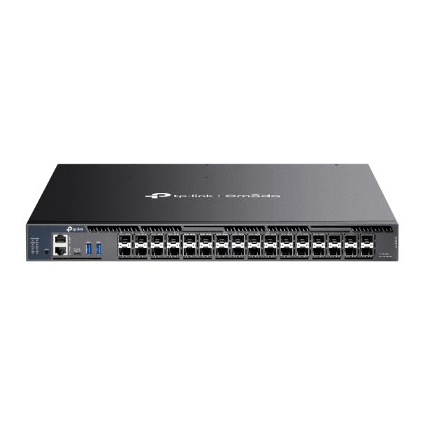 TP-Link Omada SX6632YF 26-Port 10G Stackable L3 Managed Aggregation Switch with 6 25G Slots