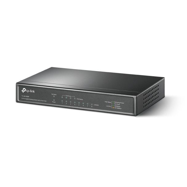 TP-Link TL-SG1008P 8-Port Gigabit Desktop Switch with 4-Port PoE+
