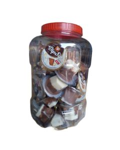 Dip Sip Chocolate with Cookies - 70 PCS Jar