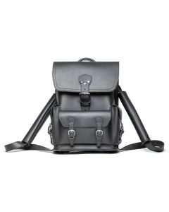 Genuine Leather Vintage Rucksack – Black Edition