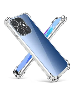 Transparent Jelly Back Cover for Infinix smart 8 plus - Soft Clear TPU Case