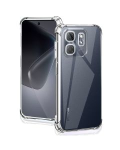Transparent Jelly Back Cover for Infinix smart 9 - Soft Clear TPU Case