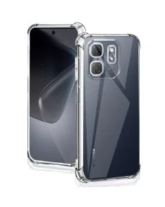 Transparent Jelly Back Cover for Infinix smart 9 - Soft Clear TPU Case
