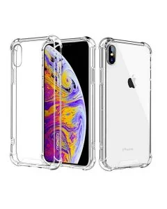 Transparent Jelly Back Cover for iPhone XS Max - Soft Clear TPU Case