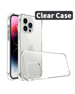 Transparent Jelly Back Cover for iPhone 15 Pro Max - Soft Clear TPU Case