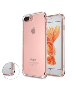 Transparent Jelly Back Cover for iPhone 7 Plus - Soft Clear TPU Case