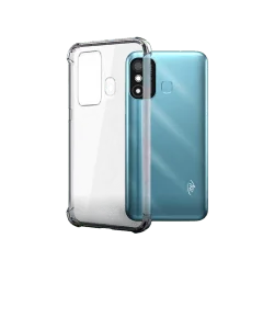 Transparent Jelly Back Cover for Itel A27 - Soft Clear TPU Case