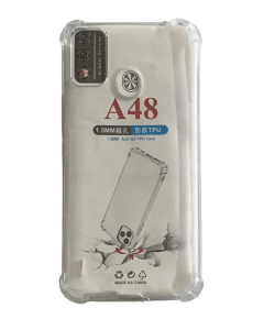 Transparent Jelly Back Cover for Itel A48 - Soft Clear TPU Case