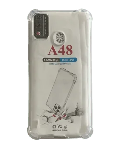 Transparent Jelly Back Cover for Itel A48 - Soft Clear TPU Case