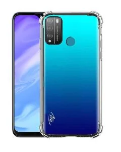 Transparent Jelly Back Cover for Itel vision 1 pro - Soft Clear TPU Case