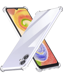 Transparent Jelly Back Cover for Samsung A04 - Soft Clear TPU Case