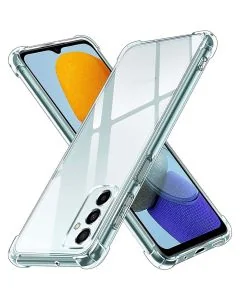 Transparent Jelly Back Cover for Samsung A15 - Soft Clear TPU Case