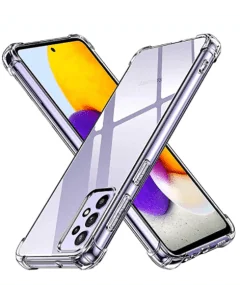 Transparent Jelly Back Cover for Samsung A52 - Soft Clear TPU Case