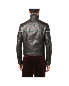Tom Ford Leather Zip-Up Bomber Jacket