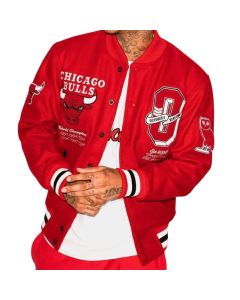 NBA Chicago Bulls Red Jacket