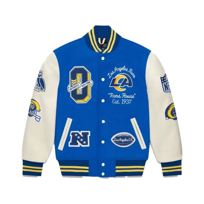 OVO x NFL Los Angeles Rams Varsity Jacket