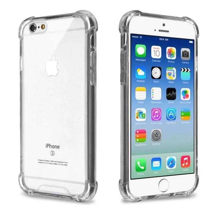 Transparent Jelly Back Cover for iPhone 6 - Soft Clear TPU Case
