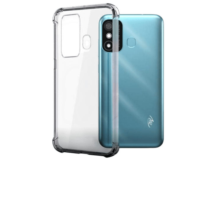 Transparent Jelly Back Cover for Itel A27 - Soft Clear TPU Case