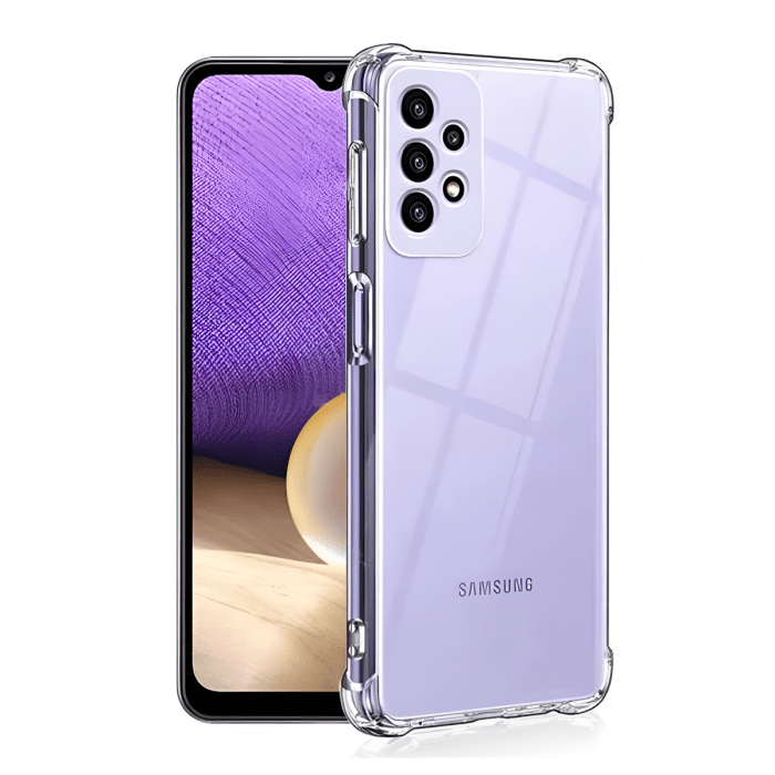 Transparent Jelly Back Cover for Samsung A13 - Soft Clear TPU Case