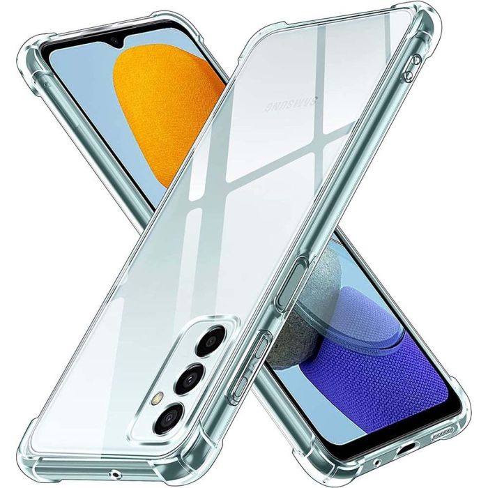 Transparent Jelly Back Cover for Samsung A15 - Soft Clear TPU Case