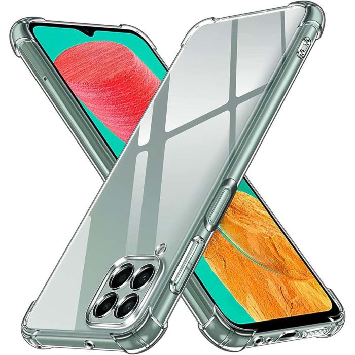 Transparent Jelly Back Cover for Samsung A22 - Soft Clear TPU Case