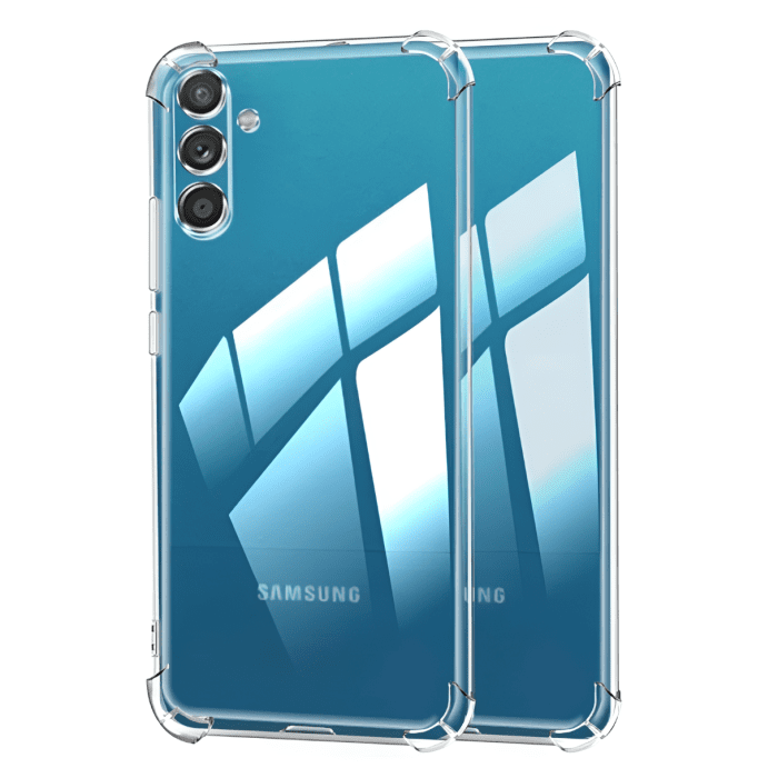 Transparent Jelly Back Cover for Samsung A24 - Soft Clear TPU Case