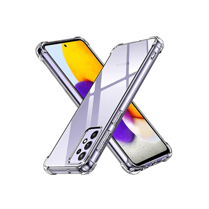 Transparent Jelly Back Cover for Samsung A52 - Soft Clear TPU Case
