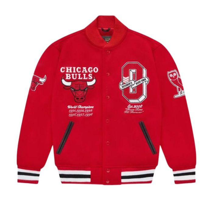 NBA Chicago Bulls Red Jacket
