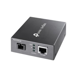 TP-Link Omada FC111A-20 10/100 Mbps RJ45 to 100 Mbps Single-mode SC WDM Bi-Directional Fiber Converter