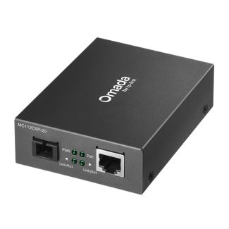 TP-Link Omada MC112CSP-20 10/100Mbps WDM Media Converter with 1-Port PoE